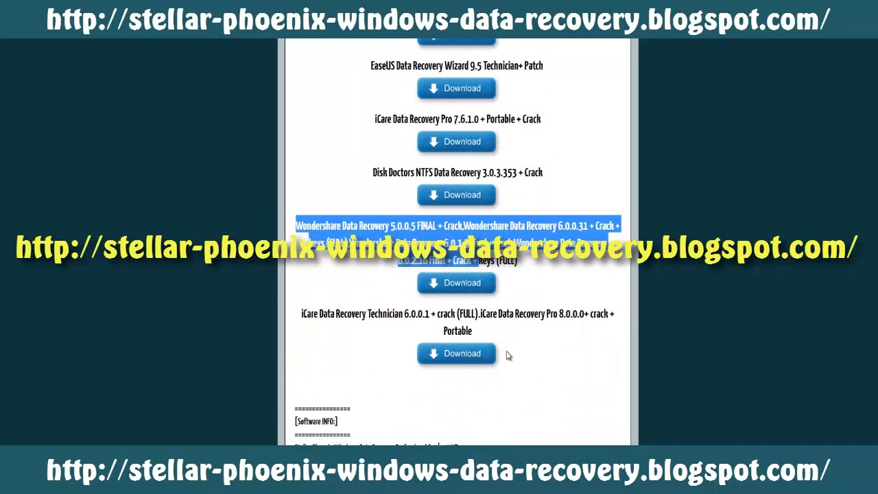 stellar phoenix windows data recovery full with crack and serial key