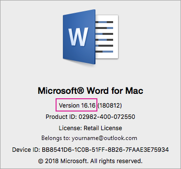 microsoft office 2016 update for mac